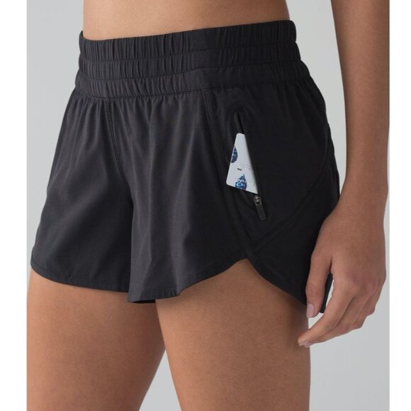 Lululemon Tracker Short V *4" Black Size 8 - Picture 1 of 3